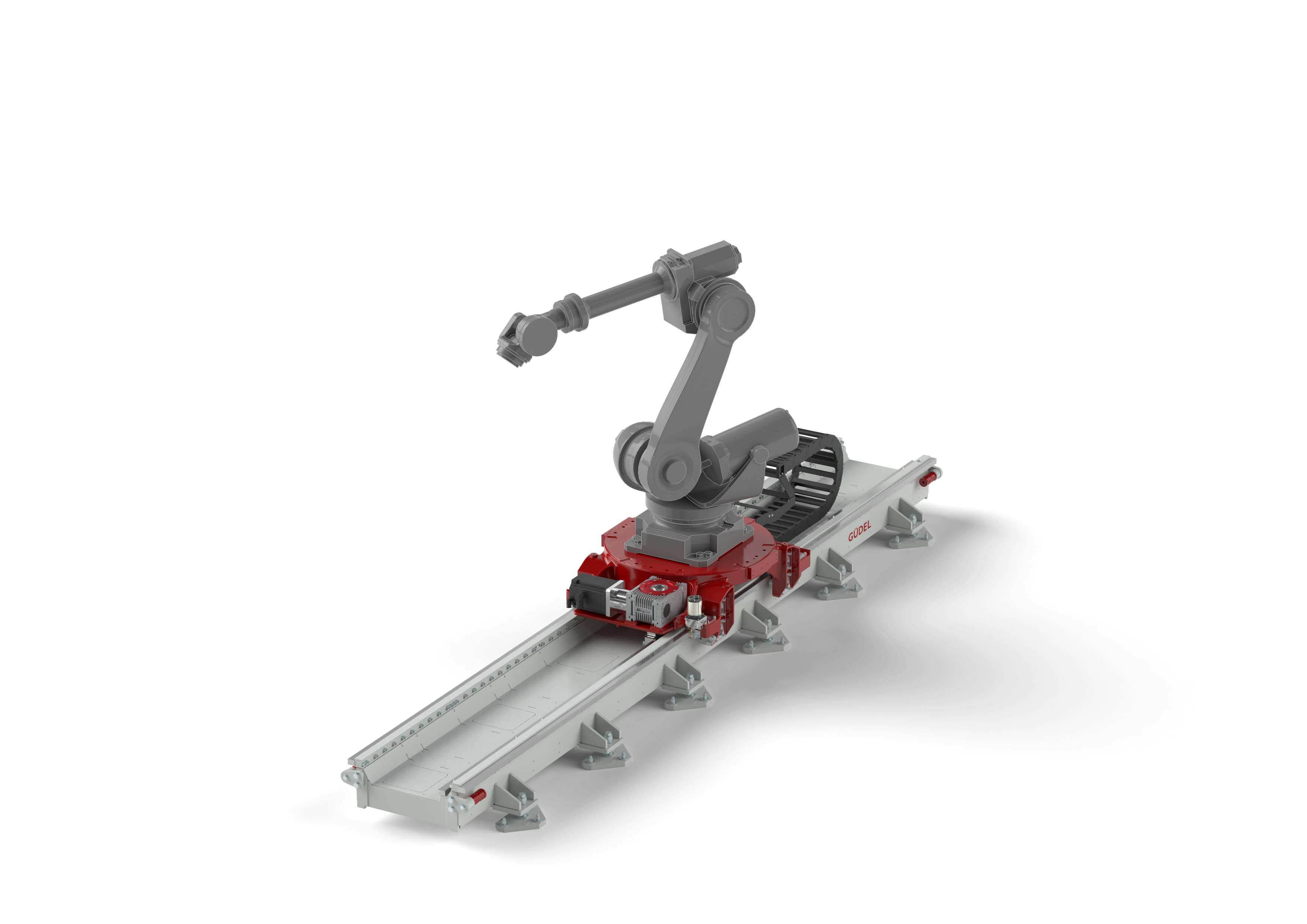 TMF-4-B robot travel along the rail